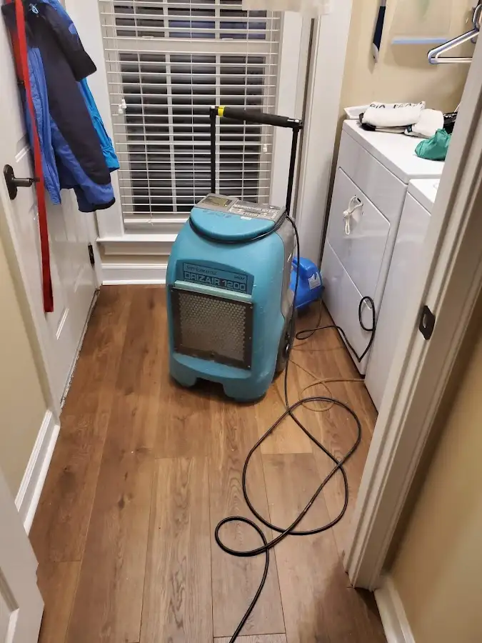 Commercial dehumidifier deployed for Flood Damage Cleanup in Manlius
